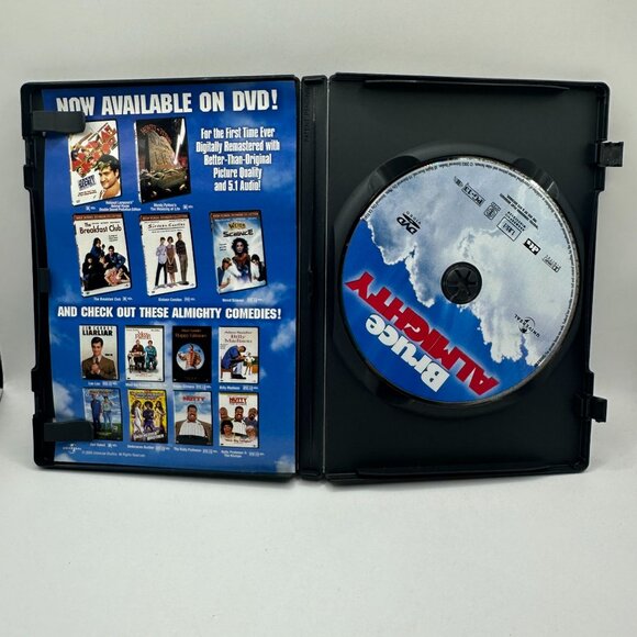 Bruce Almighty Widescreen DVD Jim Carrey Jennifer Aniston Comedy Movie PG13 - Picture 5 of 5